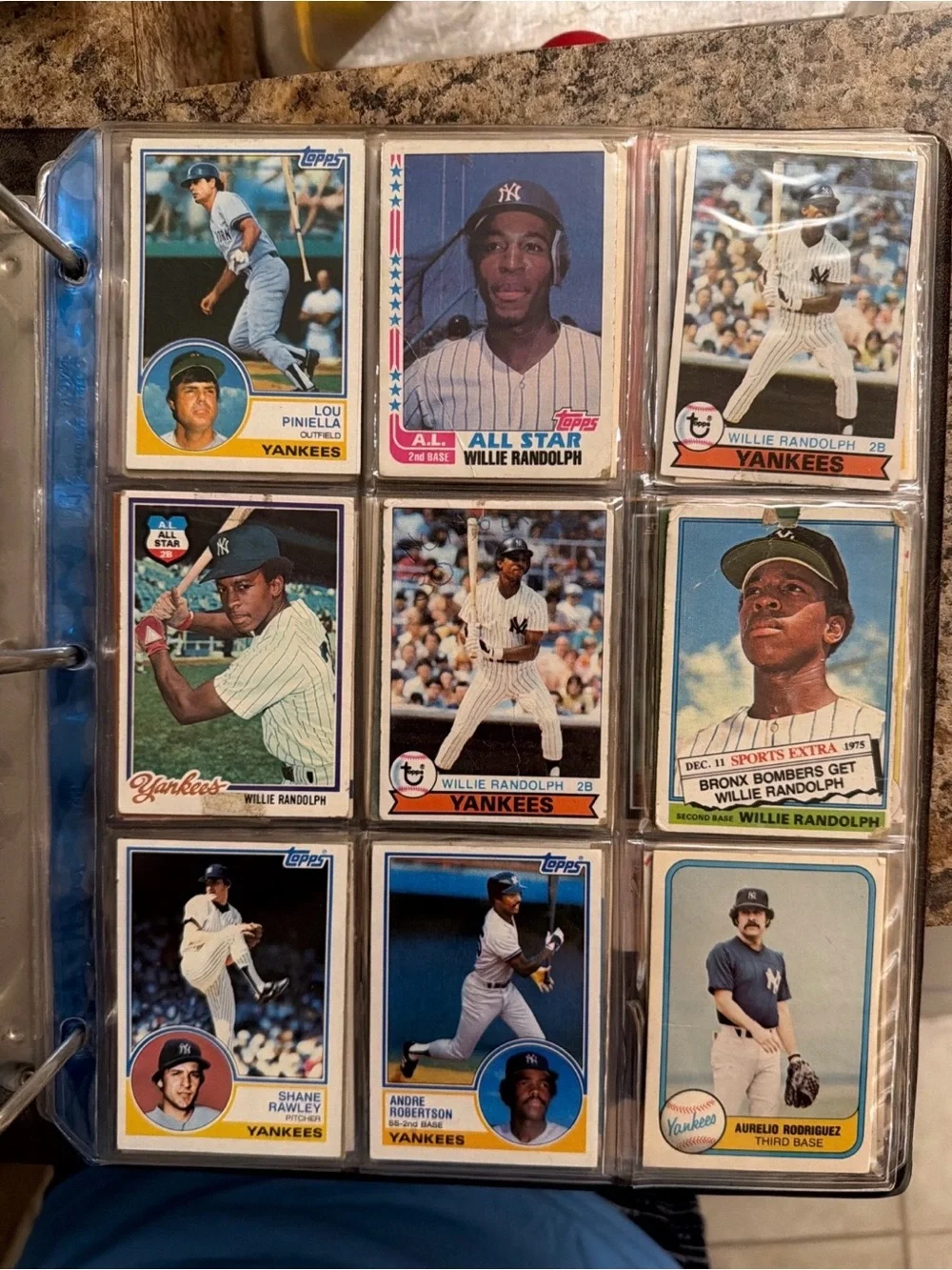 Vintage Baseball Card Binder Lot (ft. Yankees, Kirby Puckett and other HOF’ers)
